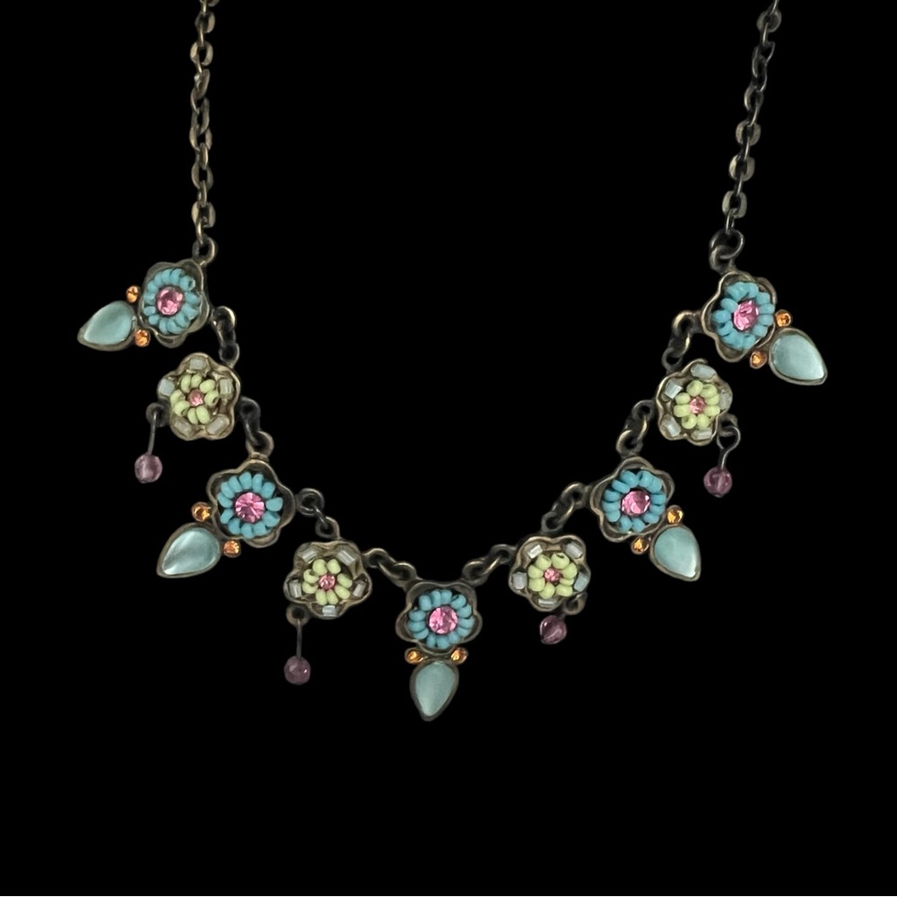 💖 Rhinestones and Beads Necklace 💖